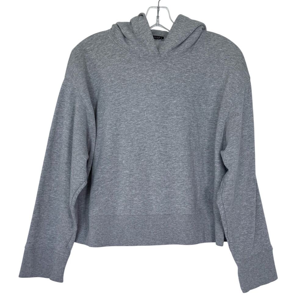 Zara Hooded Sweatshirt Pullover Hoodie Womens Size Medium Gray